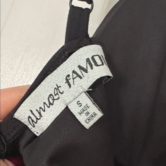 Almost Famous Black Belted Jumpsuit - Picture 5 of 6